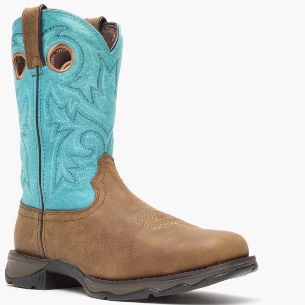 Durango Women's Brown and Teal Western Boots